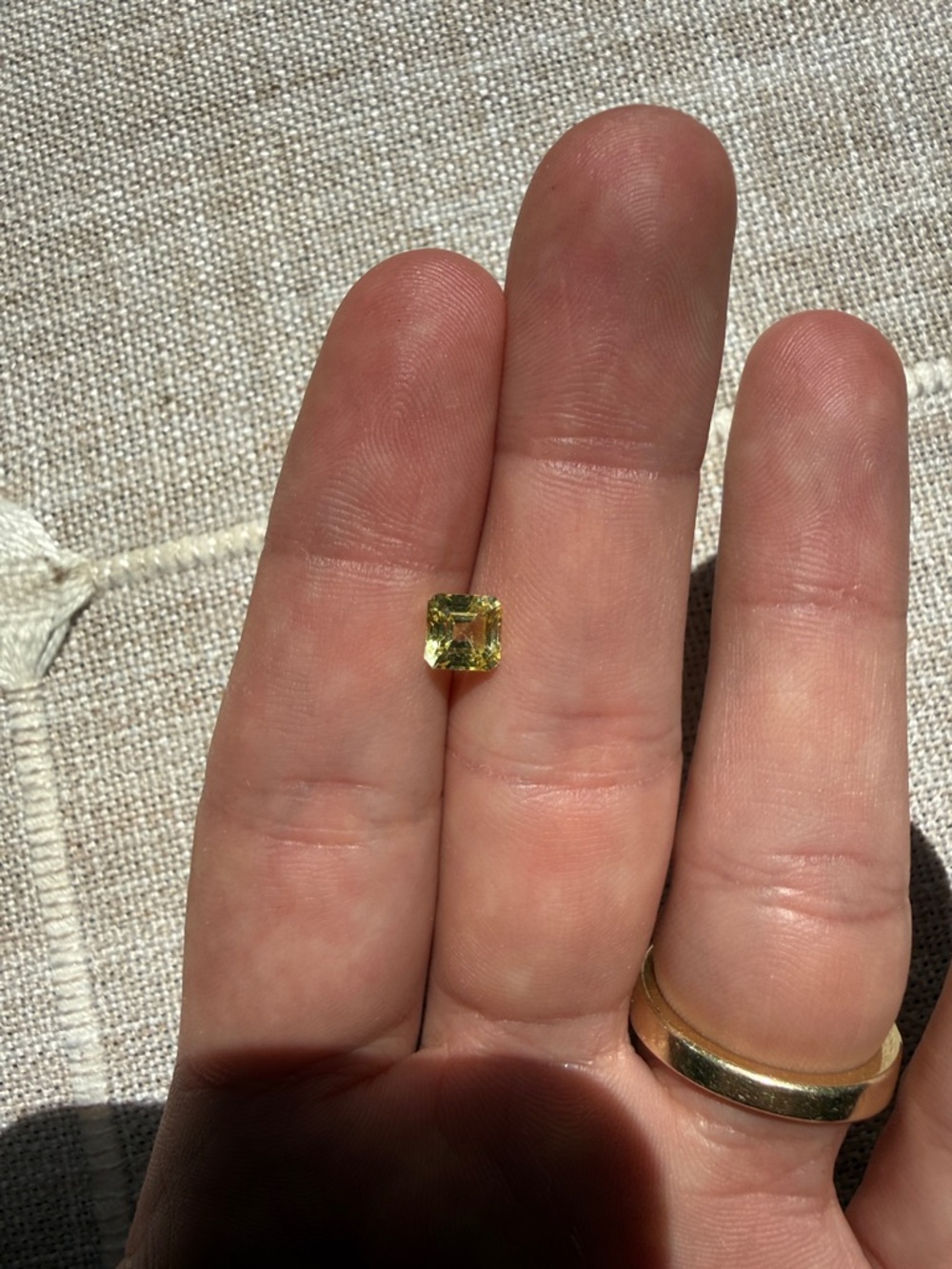 Sapphire Lab Grown 1.6 CT 6 x 6 mm Loose Gemstone